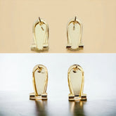 Gold fingernail posts